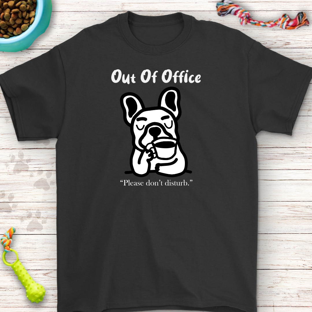 Out of Office French Bulldog T-Shirt – Relax in Style