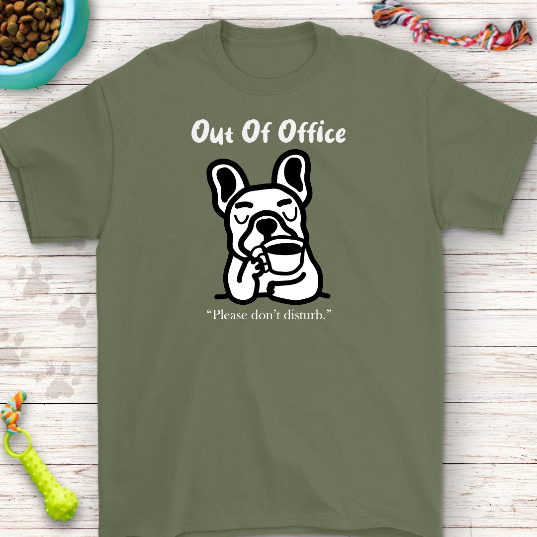 Out of Office French Bulldog T-Shirt – Relax in Style