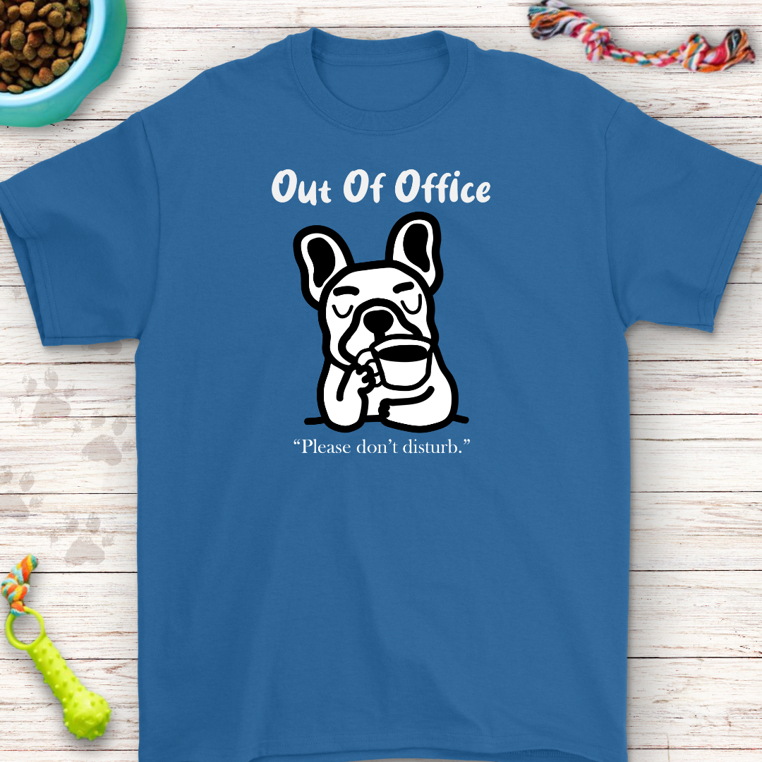 Out of Office French Bulldog T-Shirt – Relax in Style