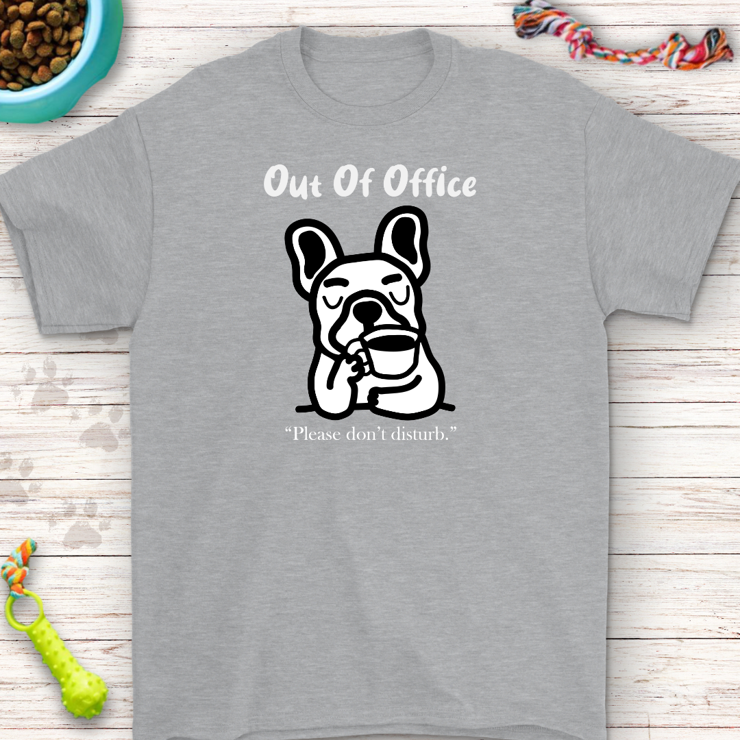Out of Office French Bulldog T-Shirt – Relax in Style