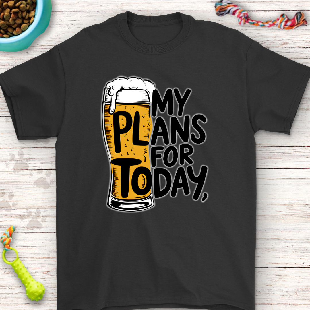 My Plans for Today Beer T-Shirt – Perfect for Beer Lovers!