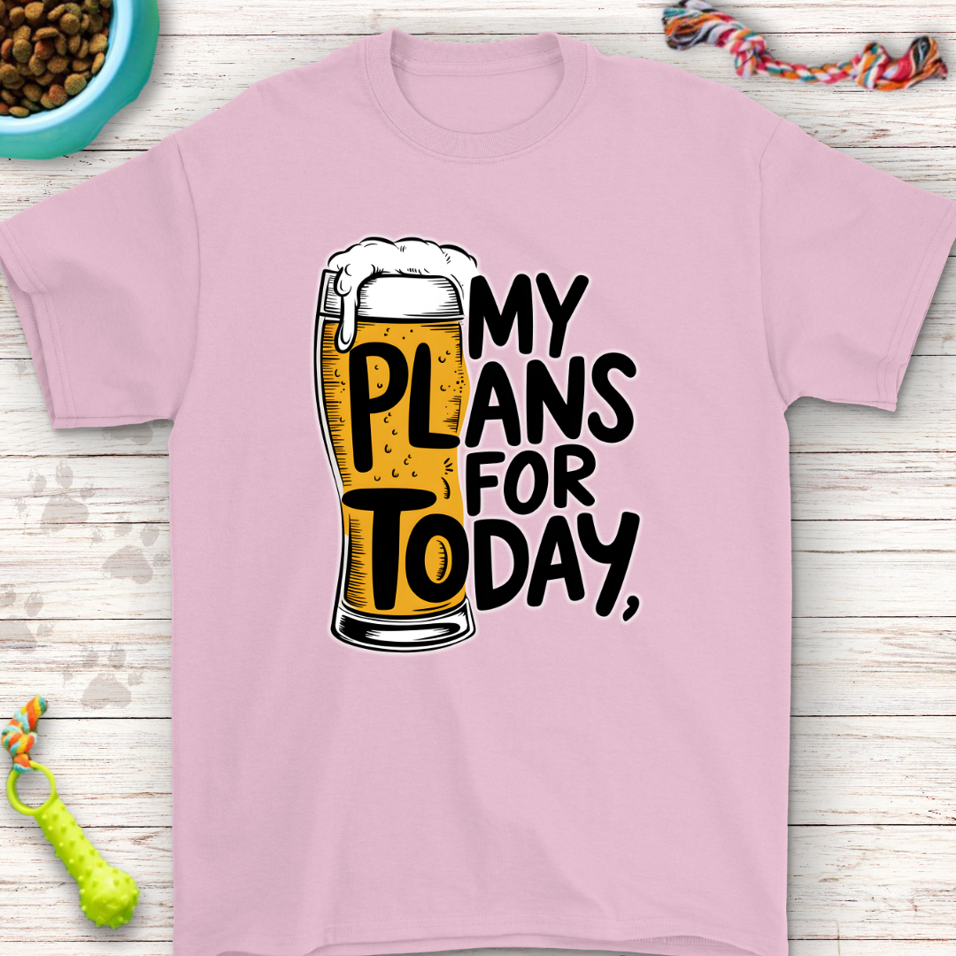 My Plans for Today Beer T-Shirt – Perfect for Beer Lovers!