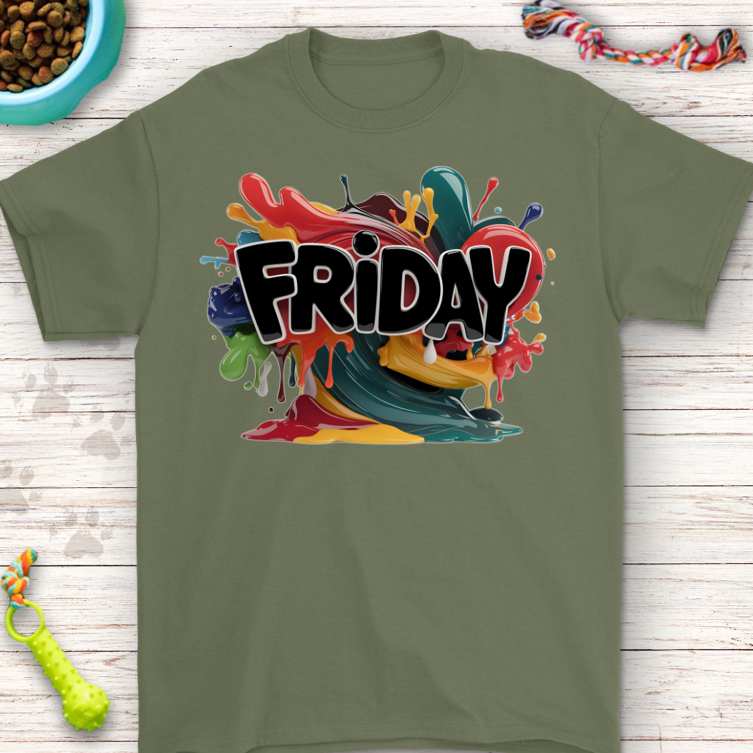 Friday T-Shirt – Bold and Vibrant Design for Fun Days!