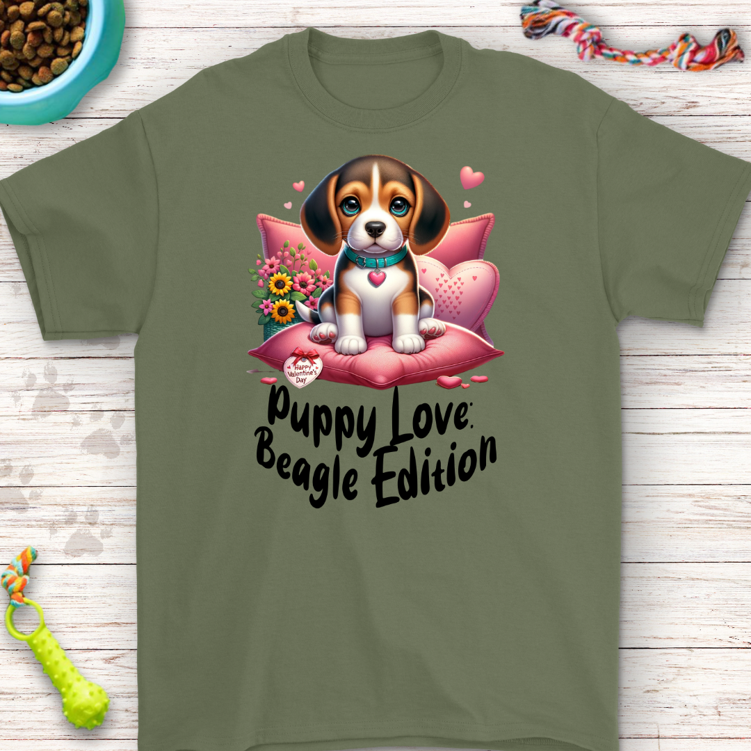 Puppy Love: Beagle Edition T-Shirt – Perfect Gift for Dog Lovers