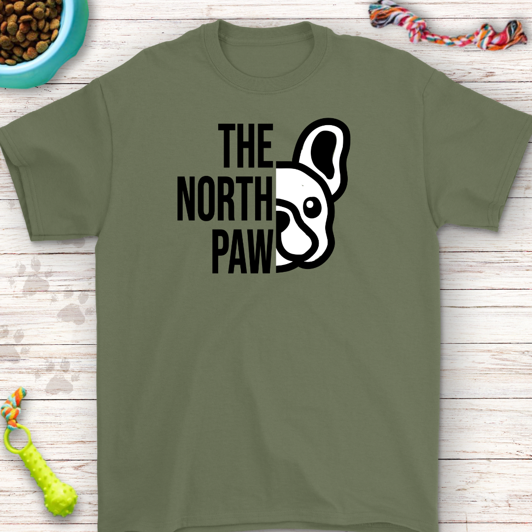 The North Paw Frenchie T-shirt