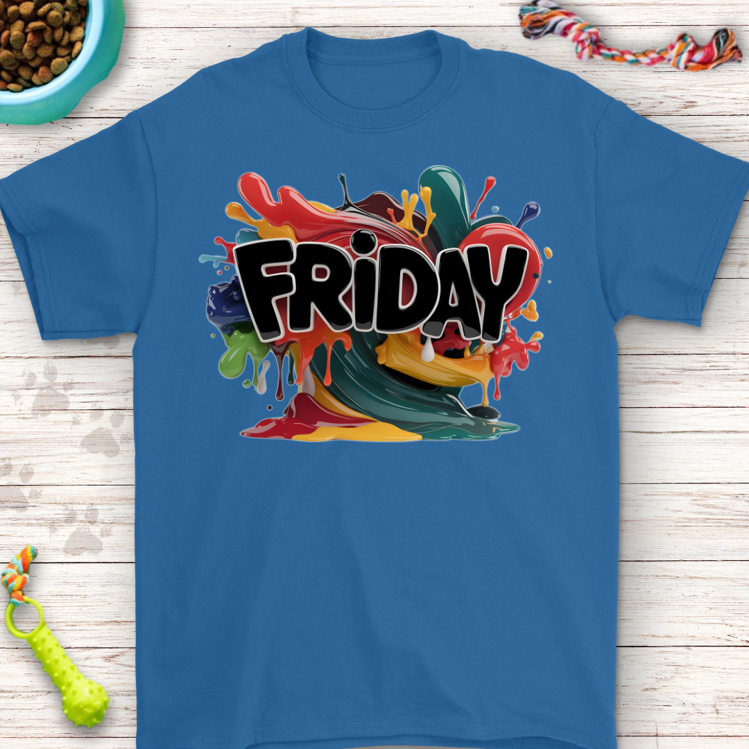 Friday T-Shirt – Bold and Vibrant Design for Fun Days!