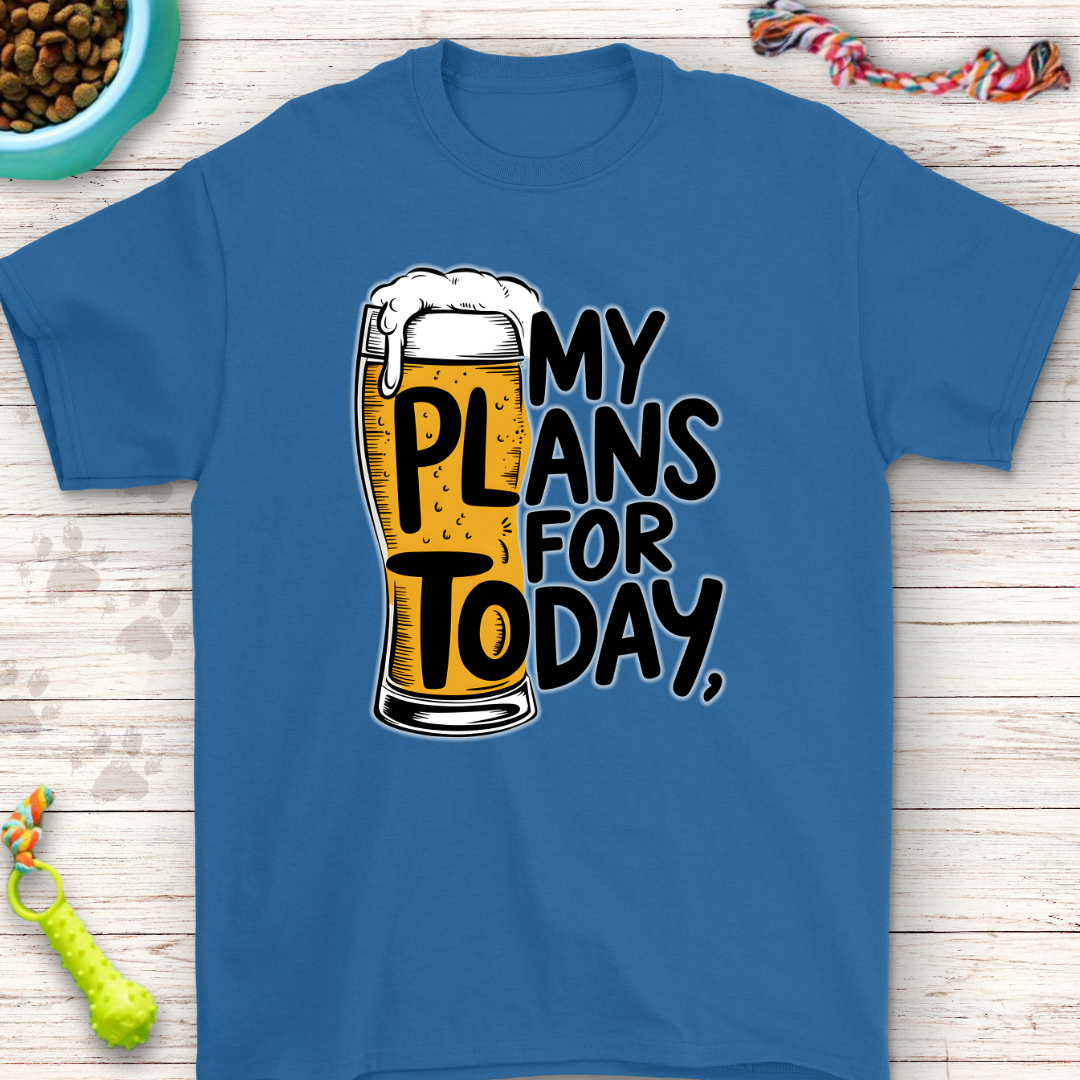 My Plans for Today Beer T-Shirt – Perfect for Beer Lovers!