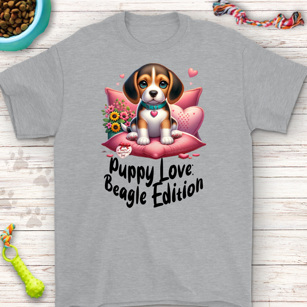 Puppy Love: Beagle Edition T-Shirt – Perfect Gift for Dog Lovers