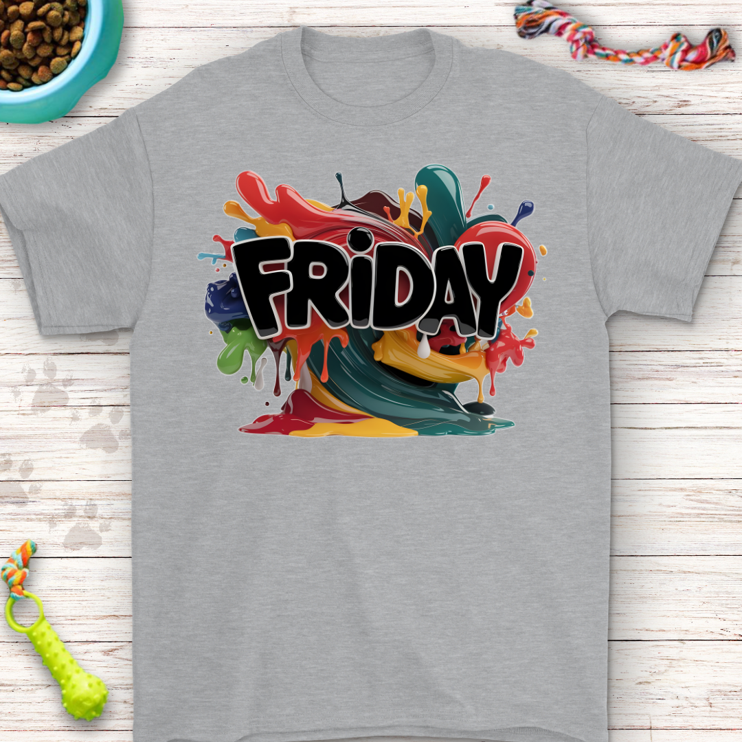 Friday T-Shirt – Bold and Vibrant Design for Fun Days!