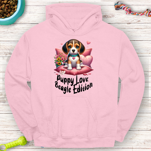 Puppy Love: Beagle Edition Hoodie – Cozy Gift for Dog Enthusiasts"