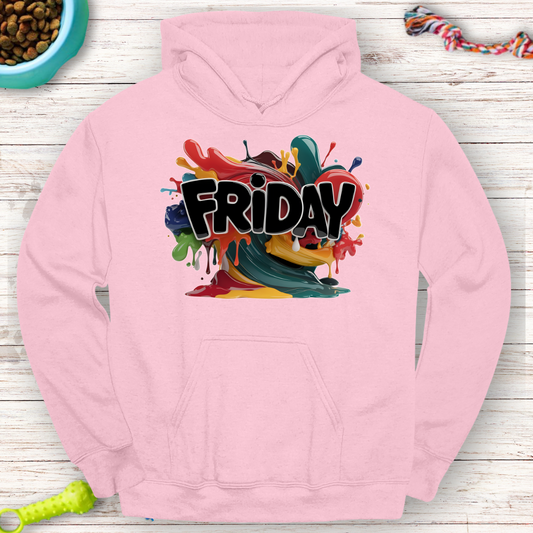 Friday Hoodie | Bold and Vibrant Design for Fun Days!