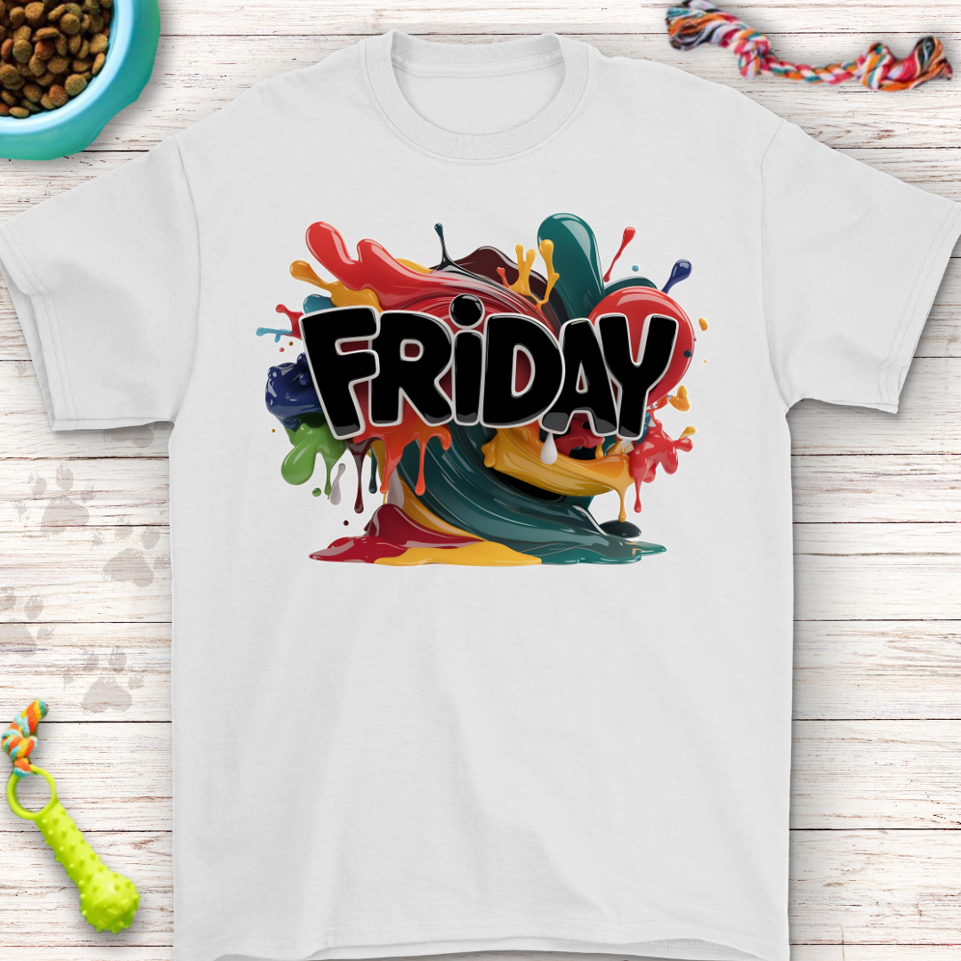 Friday T-Shirt – Bold and Vibrant Design for Fun Days!